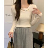 ハート モチーフ付き Vネック | レースレディース  | 詳細画像8 