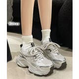 配色 厚底 メタリック | レースレディース  | 詳細画像4 