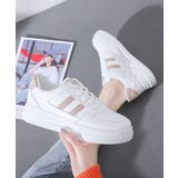 厚底 レザー調 ライン | レースレディース  | 詳細画像8 