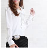 フリル 長袖ブラウス シャツ | レースレディース | 詳細画像13