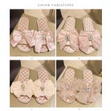 リボン キルティング スリッパ | レースレディース  | 詳細画像2 