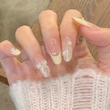 パール リボン フレンチ | レースレディース | 詳細画像1