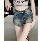 ユーズド風 ハイウエスト デニム | レースレディース  | 詳細画像2 