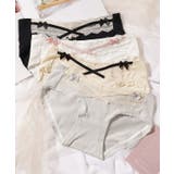 配色 リボン メロウフリル | レースレディース | 詳細画像9