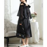 肩リボン シフォン オフショルダー | レースレディース  | 詳細画像6 