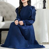 肩フリル プリーツ キャンディスリーブ | レースレディース  | 詳細画像1 