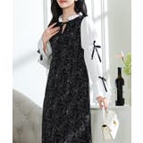 花柄 キャンディースリーブ ドッキング | レースレディース  | 詳細画像11 