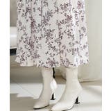 フラワー プリント 肩フリル | レースレディース  | 詳細画像20 