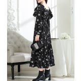 フラワー プリント 肩フリル | レースレディース  | 詳細画像6 