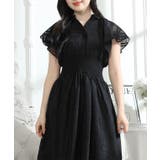 シアー タータンチェック フレア袖 | レースレディース  | 詳細画像4 