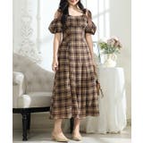 タータンチェック 肩リボン オフショル | レースレディース  | 詳細画像14 