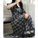 タータンチェック 肩リボン オフショル | レースレディース  | 詳細画像8 