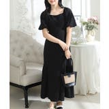 バックレースアップ パフスリーブ ティアード | レースレディース  | 詳細画像10 