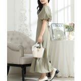 バックレースアップ パフスリーブ ティアード | レースレディース  | 詳細画像15 