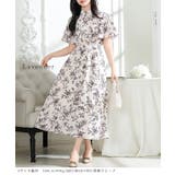 花柄 スタンドカラー タック | レースレディース  | 詳細画像3 