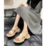 アシンメトリー バックストラップ 厚底 | レースレディース | 詳細画像11