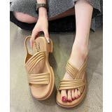 アシンメトリー バックストラップ 厚底 | レースレディース | 詳細画像9