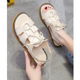 レザー調 レースアップ バックストラップ付き | レースレディース  | 詳細画像13 