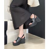 オープントゥ ウェッジソール バックストラップ付き | レースレディース | 詳細画像7