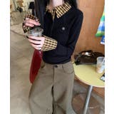 異素材 チェック柄 襟付き | レースレディース  | 詳細画像5 