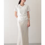 ソリッドカラー フェイクレイヤード クルーネック | レースレディース  | 詳細画像8 