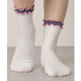 【6足セット】配色 メロウ リブ | レースレディース  | 詳細画像15 