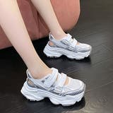 メッシュ ベルクロ 厚底 | レースレディース | 詳細画像1