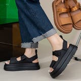レザー調 ベルクロ 厚底 | レースレディース | 詳細画像1