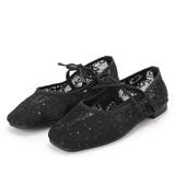 シアー 刺繍 リボンストラップ | レースレディース | 詳細画像1