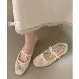 シアー 刺繍 リボンストラップ | レースレディース | 詳細画像7