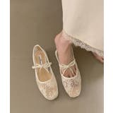 シアー 刺繍 リボンストラップ | レースレディース | 詳細画像8