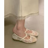 シアー 刺繍 リボンストラップ | レースレディース | 詳細画像9