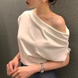 ワンショルダー ドレープ アシンメトリー | レースレディース | 詳細画像1