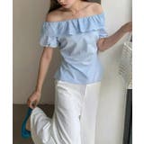 オフショルダー フリルレース サイドシャーリング | レースレディース  | 詳細画像10 