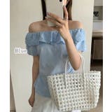 オフショルダー フリルレース サイドシャーリング | レースレディース  | 詳細画像9 