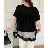 チュール レイヤード クルーネック | レースレディース  | 詳細画像4 