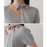 チョーカー付き ラウンドネック 半袖 | レースレディース  | 詳細画像19 