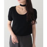 チョーカー付き ラウンドネック 半袖 | レースレディース  | 詳細画像9 