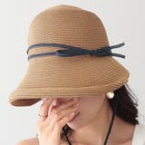 リボン付き ストロー クロッシェ | レースレディース | 詳細画像1