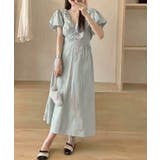 フロント シャーリング Vネック | レースレディース  | 詳細画像10 