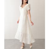 ボタニカル柄 フリル カラー | レースレディース  | 詳細画像8 