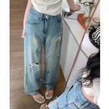 ウォッシュ加工 ダメージ リボン付き | レースレディース | 詳細画像8
