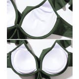 ソリッドカラー ラッフルフリル Vネック | レースレディース | 詳細画像15