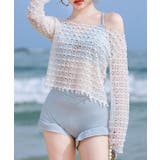 【3点セット】カバートップ付き ソリッドカラー ハイウエスト | レースレディース  | 詳細画像9 