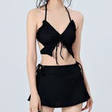 【3点セット】ふくれジャガード ホルターネック ドロスト | レースレディース  | 詳細画像1 