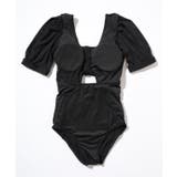 Vネック オープンカット パフスリーブ | レースレディース  | 詳細画像14 