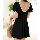 【2点セット】配色 レースアップ フリル袖 | レースレディース  | 詳細画像7 