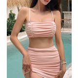 【2点セット】シャーリング バックレースアップ ショーツ付き | レースレディース  | 詳細画像6 