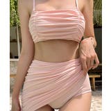 【2点セット】シャーリング バックレースアップ ショーツ付き | レースレディース  | 詳細画像8 