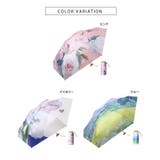 晴雨兼用 ペイント風 ボタニカル柄 | レースレディース  | 詳細画像9 